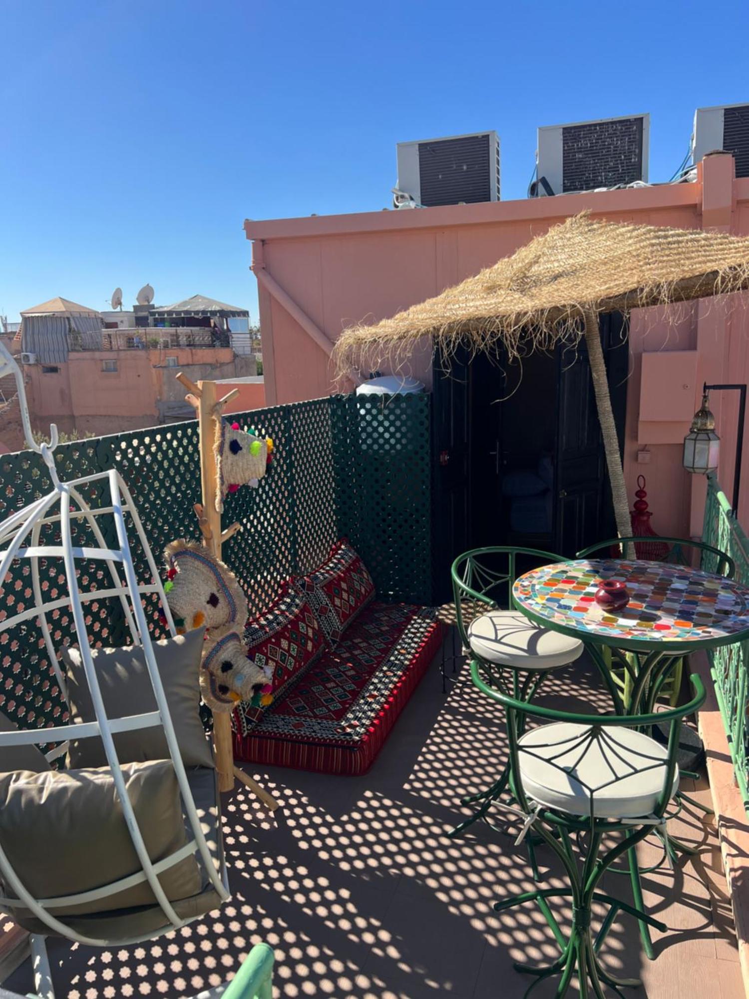 伊娃摩洛哥传统庭院住宅 马拉喀什